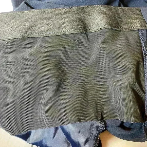 Kim Rogers Navy Blue Pants elastic waistband has tummy control panel size 12 - Picture 8 of 9